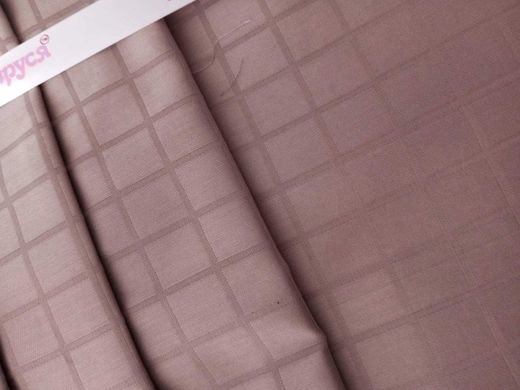 Комплект постельного белья полуторный сатин жакард беж, Бежевый, Полуторный, 2х70х70