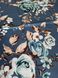 Комплект постельного белья европейский сатин  Цветы, Синий, Европейский, 2х70х70