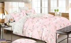 Комплект постельного белья сатин полуторный Барби, Розовый, Полуторный, 2х70х70