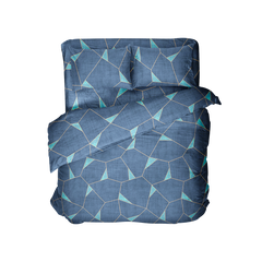 Комплект постільної білизни бязь сімейний Геометрія, Сімейний, 2х70х70